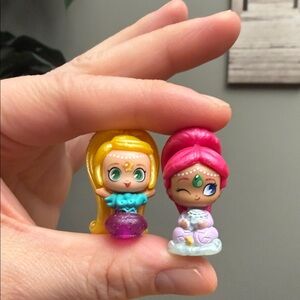 Magical Genie Twin Dolls Fisher-Price Shimmer and Shine Teenie Genies Surprise